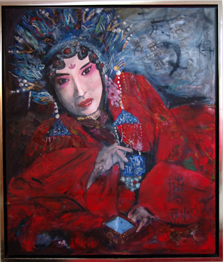 Pekingoper - Figur aus der chinesischen Pekingoper