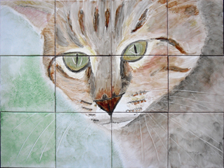 Paula - ein Fliesenbild